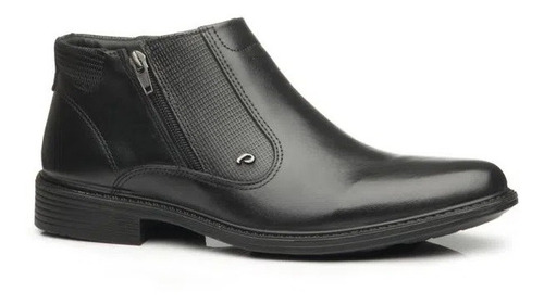 Zapato Casual Pegada Cuero Negro 125354-01