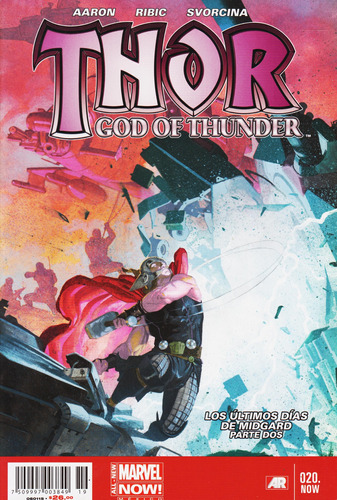 Comic Thor God Of Thunder # 20 Últimos Días De Midgard # 3