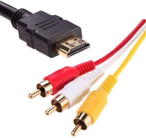 Cable Hdmi Macho A 3 Rca 1.5 Metros Calidad Garantia Atrix ®