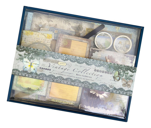 De Suministros De Scrapbooking Vintage, De Diario Basura, L