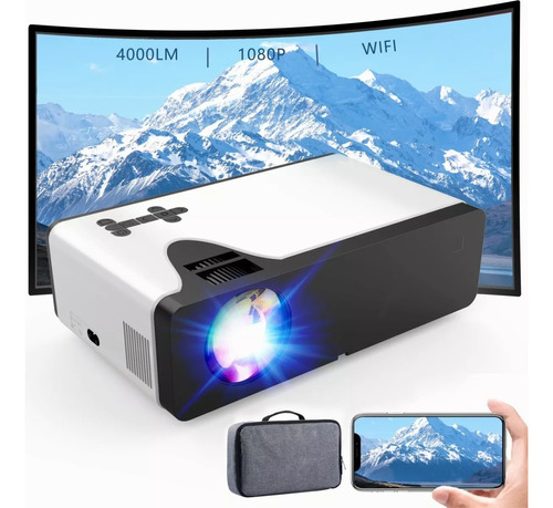 Proyector Wifi 4000lm 1080p Portatil Bluetooth Full Hd Mini