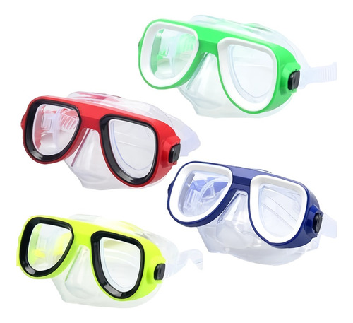 Combo X4 Caretas Gafas Natación Buceo Tubo Snorkel Protector