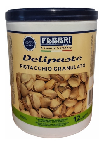 Delipaste Pistacchio Granulado Fabbri 1,2kg Pasta Concentrad