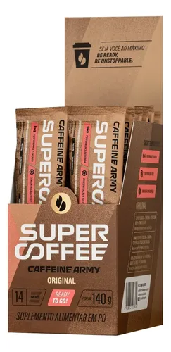 Supercoffee Tradicional Display 140g Caffeine Army
