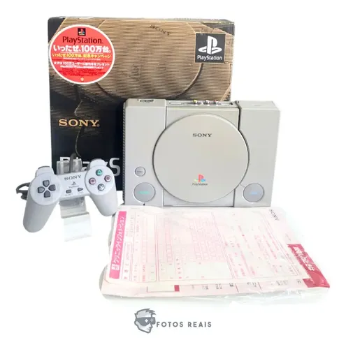 Console Playstation 1 Fat Japonês (scph-1000) Na Caixa Seria