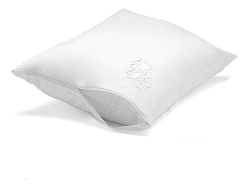Kit 2 Capas Impermeável Travesseiro Anti-ácaro Com Zíper