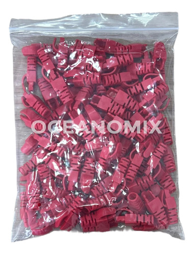 20 Unid Capa Snap In Para Rj45 Boot Cat5e/cat6 Vermelho
