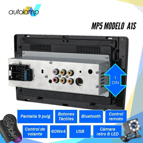 Reproductor Carro Pantalla 9 Mp5 Android Bluetooth