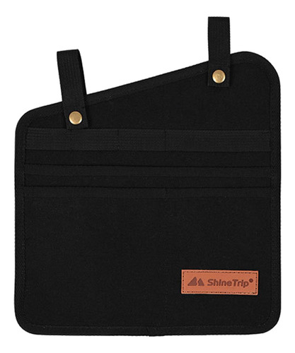 Silla Para Tumbonas, Bolsa Lateral, Organizador De Negro