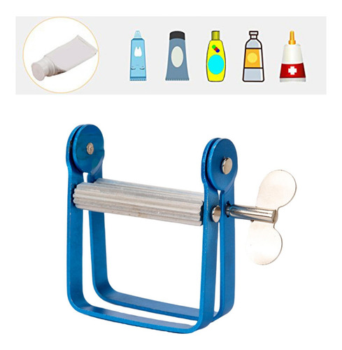 Exprimidor De Pasta De Dientes Herramienta Exprimidor Azul