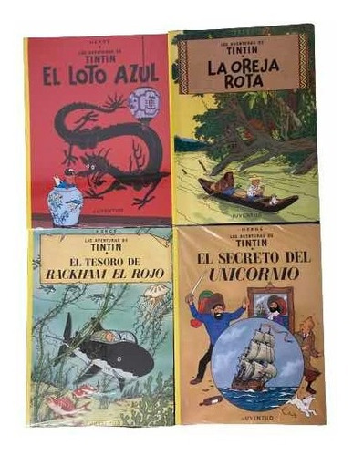 Las Aventuras De Tintin Por 4 Títulos A Elección