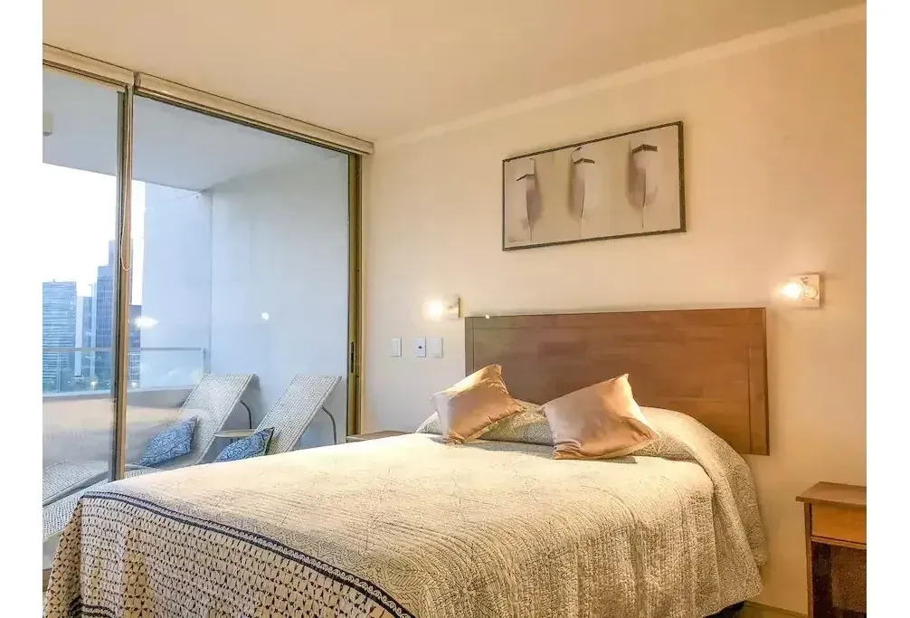 Imagen 1 de 13 de Arriendo Estupendo Depto 2dorm Amoblado Frente Pqe Araucano