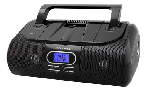 Hannlomax Hx-318cd Boombox Portátil, Radio Fm, Bluetooth, 1 