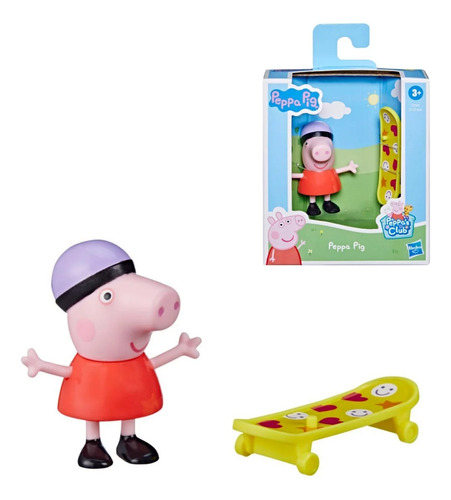 Figura Peppa Pig Amigos Divertidos - Peppa Pig Skate
