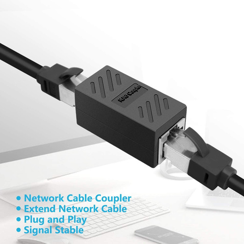 Acoplador Rj45, Acoplador Hembra En Línea Cat7 / Cat6 / Cat5