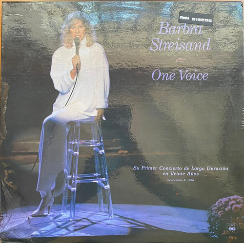 Disco Lp - Barbra Streisand / One Voice. Album (1987)