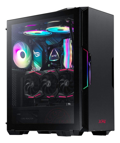 Case Gamemax Starker Mid Tower Atx Con 2 Fan Argb Vidrio Tem