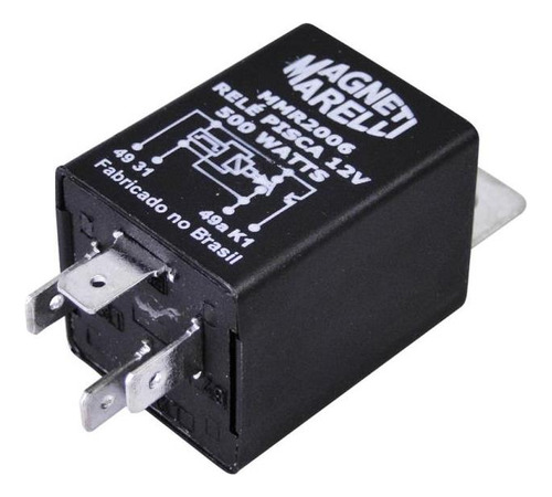 Rele Pisca 4 Term. 500w C/suporte