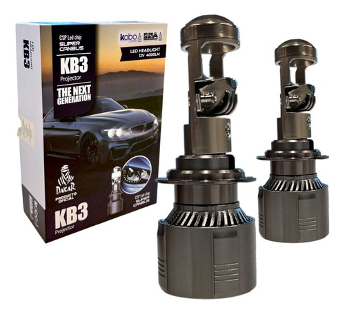 Cree Led Para Auto Iron Dakar Con Lupa Kb3 Canbus Csp