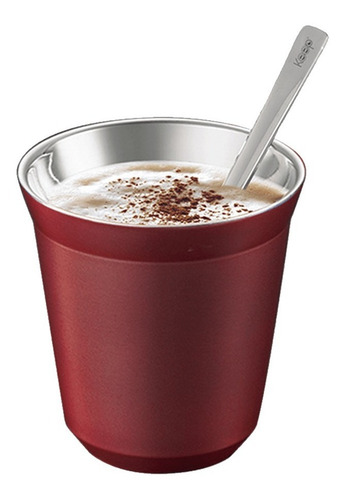 Imagen 4 de 7 de Set Tazas De Café Expresso Acero Inoxidable