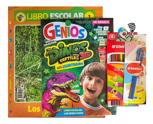 Imagen 2 de 8 de Revista Jardin - Genios Jardincito Primaria Actividades Cole