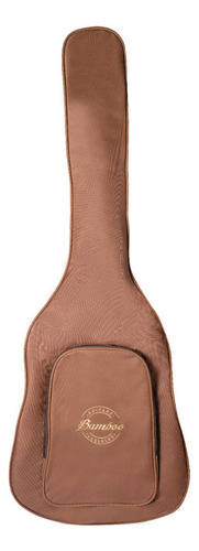 Guitarra Criolla 3/4 Bamboo Gc36 Bamboo Natural Funda Color Naranja