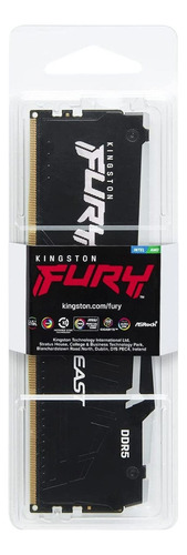 Memoria Ram Kingston Fury Beast Rgb, Ddr5, 32gb, 5200mhz