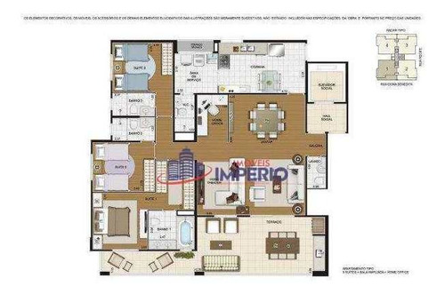 Imagem 9 de 18 de Apartamento Com 3 Dorms, Vila Rosália, Guarulhos - R$ 1.25 Mi, Cod: 4166 - V4166
