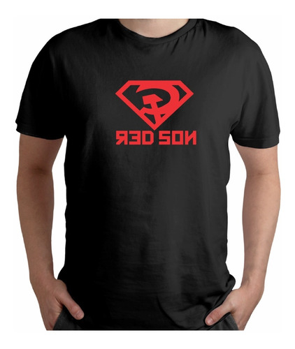 Playera Superman Dc Comics Red Son 