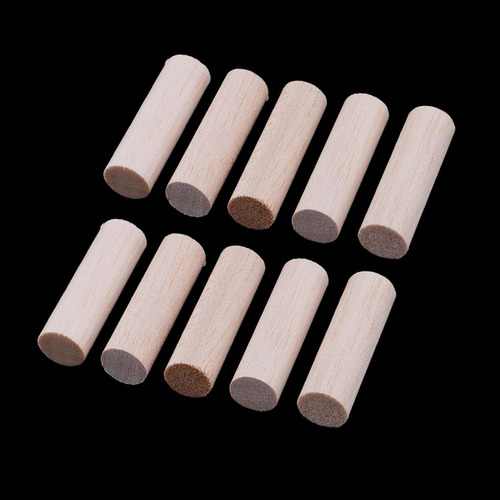 20 Piezas De De Balsa De 15 Mm Sin Terminar, Palos , Varilla