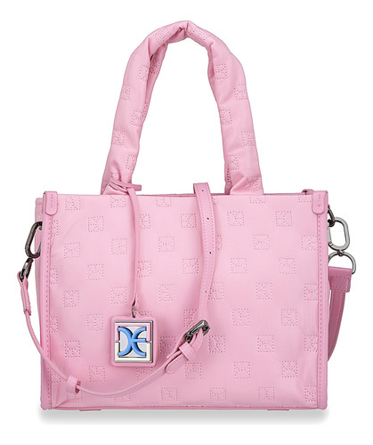 Bolsa Tote Cloe Alybani Mediano Color Rosa