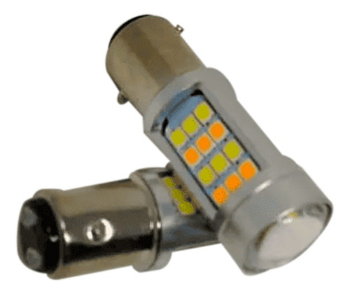 Bombillo Led Para Stop Trasero, Doble Contacto , 2 Colores 