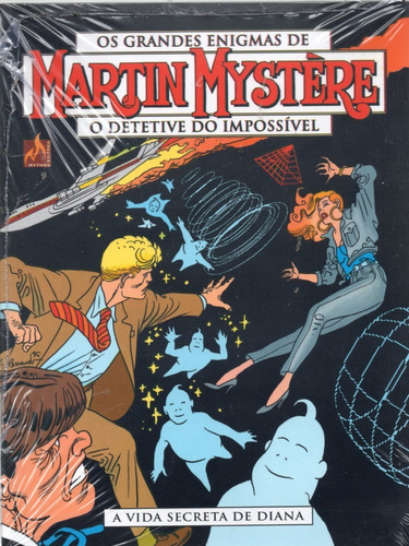 Os Grandes Enigmas De Martin Mystère O Detetive Do Impossível N° 21 - 2ª Série - A Vida Secreta De Diana - 100 Páginas - Em Português - Editora Mythos - Formato 16 X 21 - Capa Mole - 2021 - Bonellihq