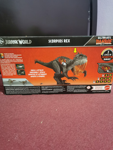 Jurassic World Ultimate Damage Scorpios Rex (Usado)