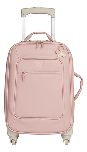 Mala com Rodinha Masterbag Baby MB11BBR405 cor rosa - 30cm de largura x 20cm de profundidade x 54cm de altura