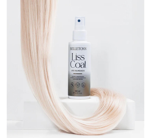 Liss Coat Finalizador Capilar Efeito Liso Blindado Antifrizz