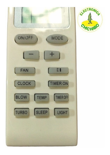Control Minisplit Compatible Mirage Absolut Gre Japando York
