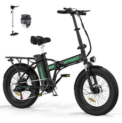 Bicicleta Eléctrica Plegable Hitway 750w Motor 15ah 32km/h