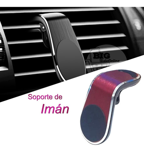  Soporte Celular Con Iman Para Rejilla Aire Auto Resistente
