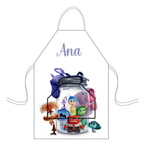 Delantal Cocina Mediano Para Niños Mini Chef Personalizado Intensamente 5 Personalizado