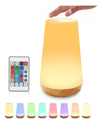 13 Colores Lámpara De Noche Inteligente Bebe Control Tacti