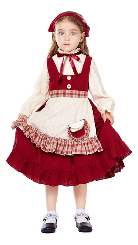 T Traje De Performance Infantil The Little Girl Who Sells