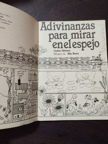 Adivinanzas Para Mirar En El Espejo. Carlos Silveyra. Olivos (Usado)