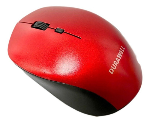 Mousse Mouse Sem Fio Notebook Pequeno Ultra Leve Trabalho X Cor Vermelho