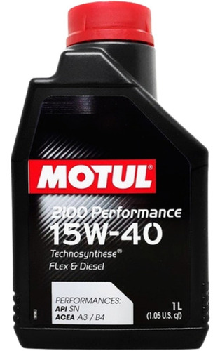 Aceite Motul 2100 Performanc 15w40 1l