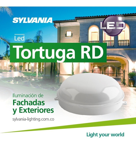 Lámpara Led Tortuga Redonda  Ww Sylvania 