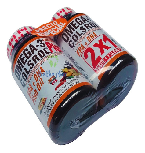 Imagen 2 de 6 de Oferta 2x1 Omega 3 Bpm Colsrol Plus - Unidad a $389