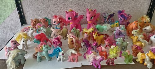My Little Pony Lote Rosa Caballo Grande Figura Mini (Usado)