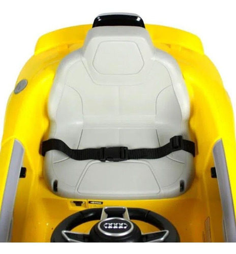 Carro a bateria para crianças Bel Audi TT RS Brink cor amarelo 110V/220V