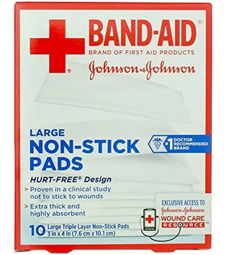 Band-aid Almohadillas Antiadherentes De Primeros Auxilios G